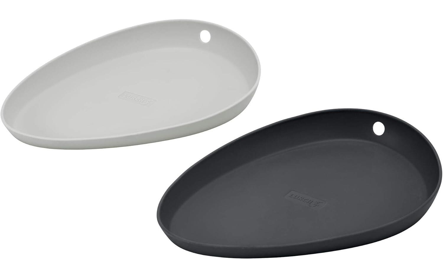 Lurch Kochlöffelschale 2 Stück, Dunkelgrau/Hellgrau