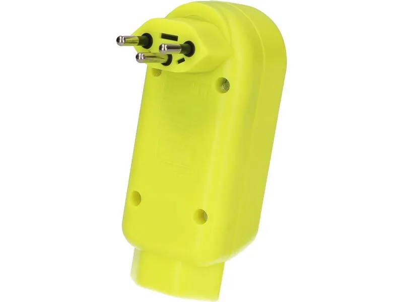 Max Hauri Abzweigstecker ADAPT 2+1x Typ 13 FI-Gelb drehbar BS 2