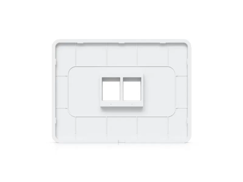 Ubiquiti Horizontal Paintable Keystone Wall Plate 2-Port, 4er-Pack