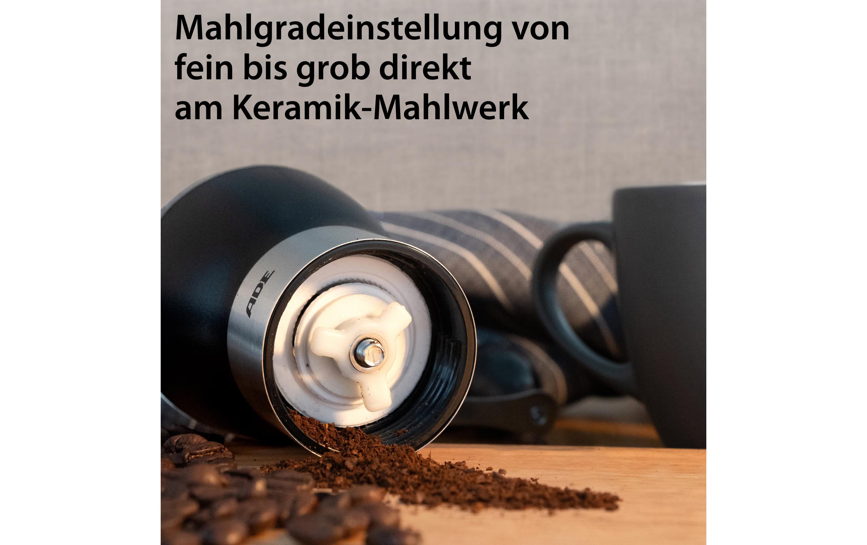 ADE Kaffeemühle Schwarz
