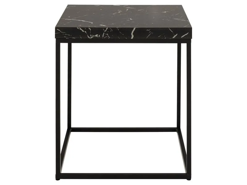 AC Design Beistelltisch Barossa 40 x 40 x 45 cm, Schwarz AC Design Beistelltisch Barossa 40 x 40 x 45 cm, Schwarz