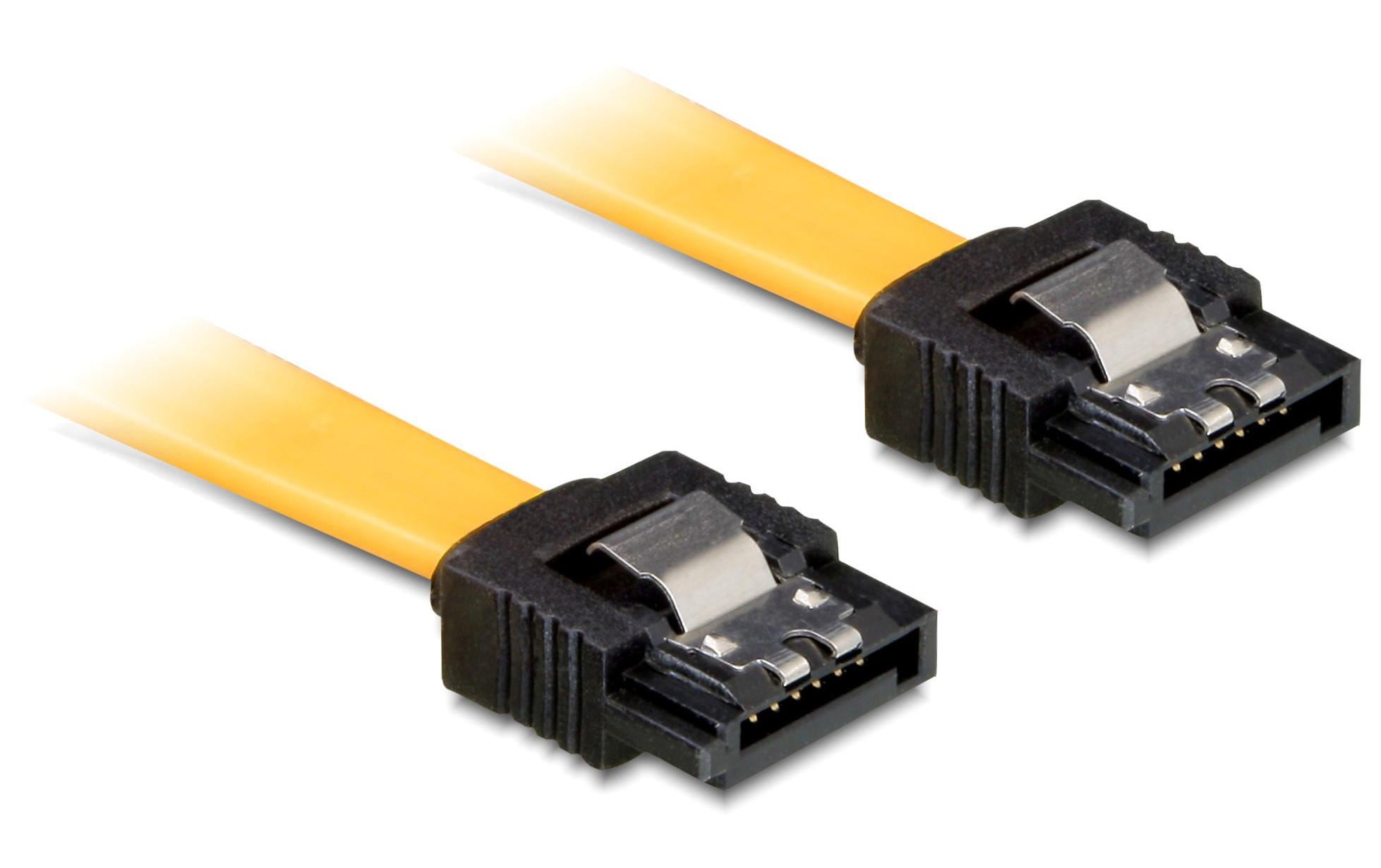 Delock SATA3-Kabel gelb, 30 cm