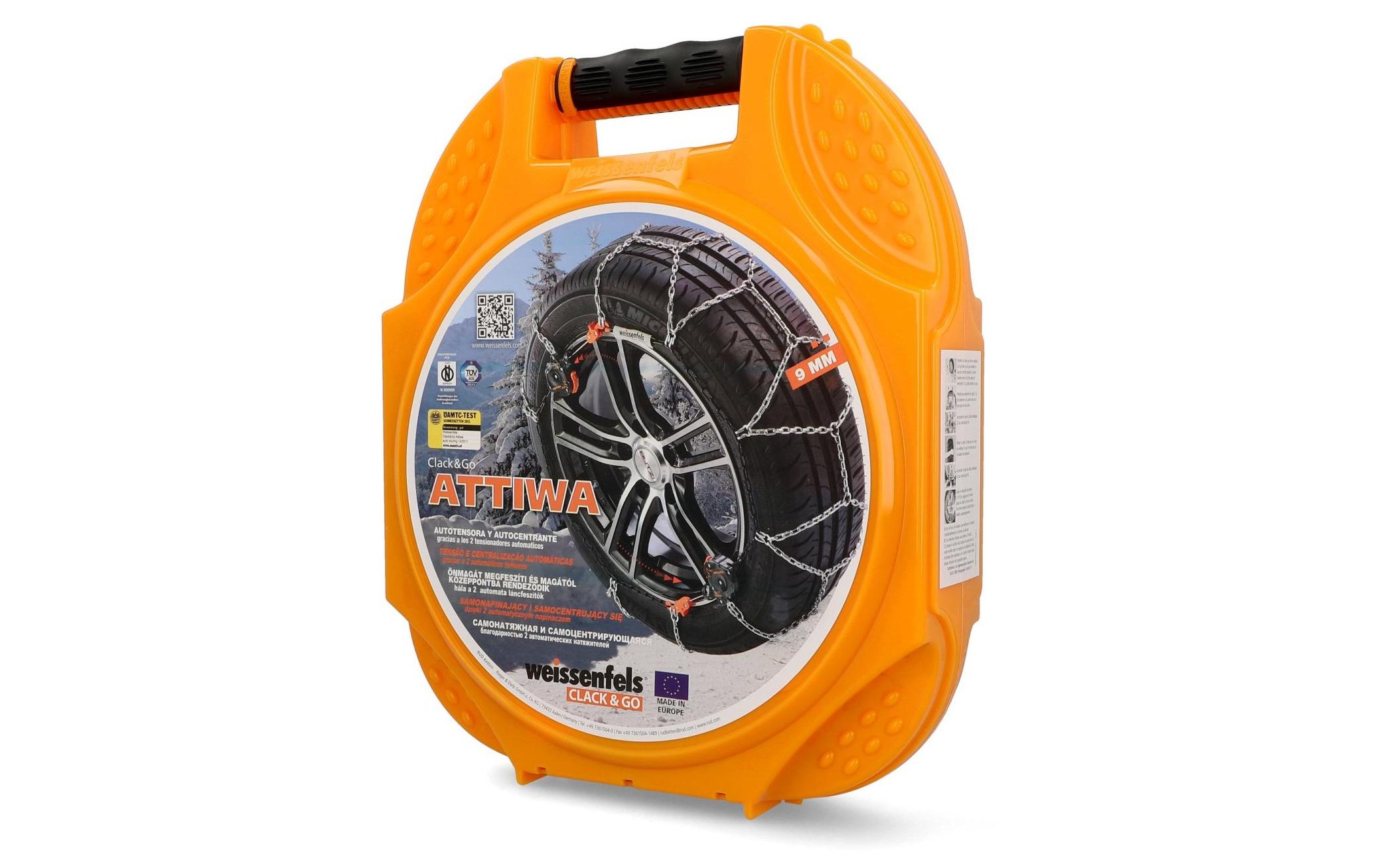 Weissenfels Stahlschneekette Attiwa Clack & Go 10