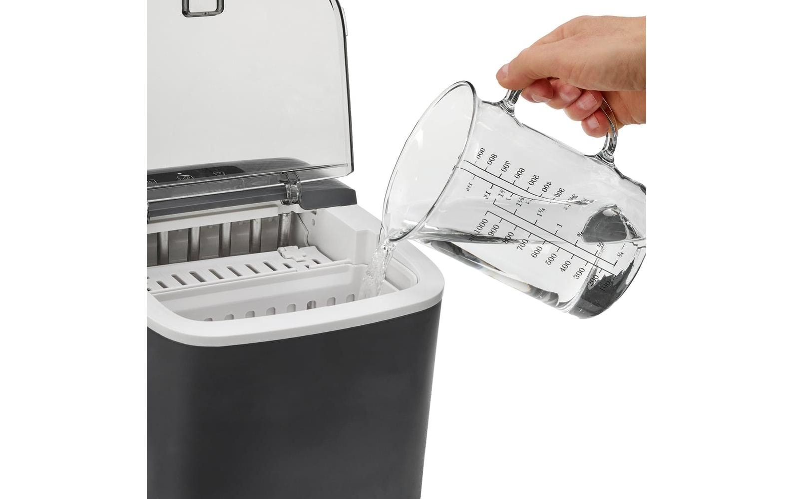 GOURMETmaxx Eiswürfelbereiter 100W + CH-Stecker 8 kg/24h