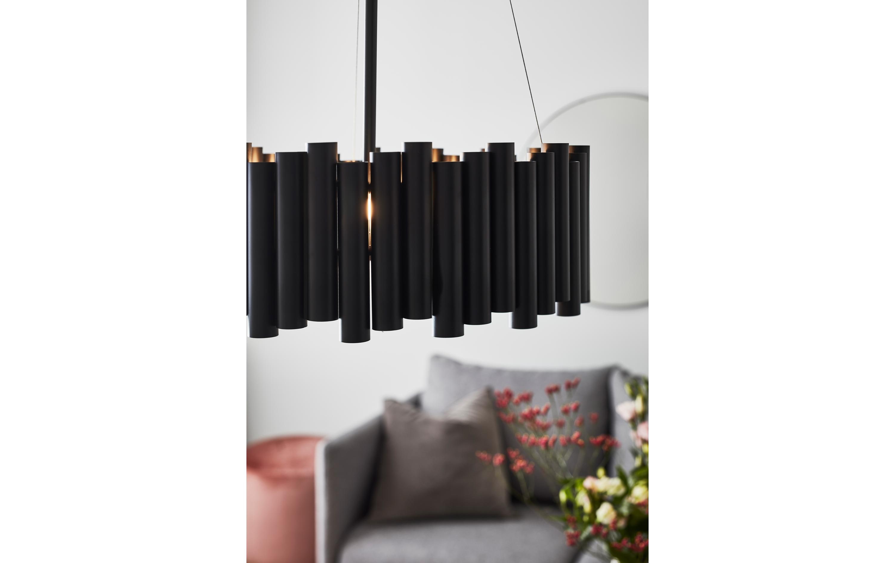 Markslöjd Pendelleuchte Level 3L Schwarz