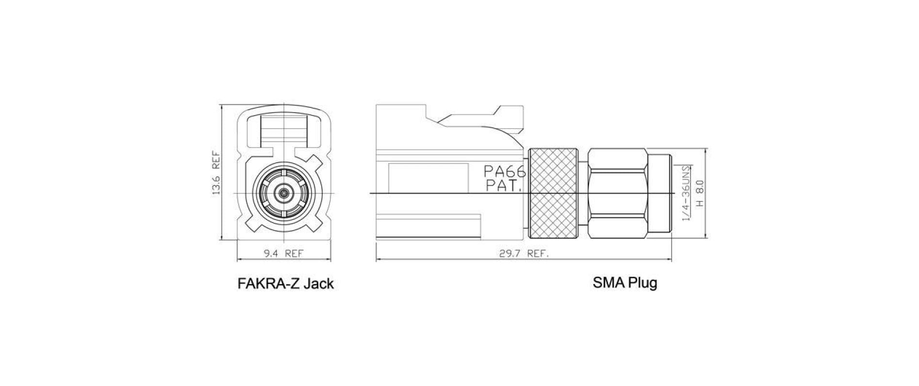 Delock Antennenadapter FAKRA Z Buchse (f) - SMA Stecker (m) Delock Antennenadapter FAKRA Z Buchse (f) - SMA Stecker (m)