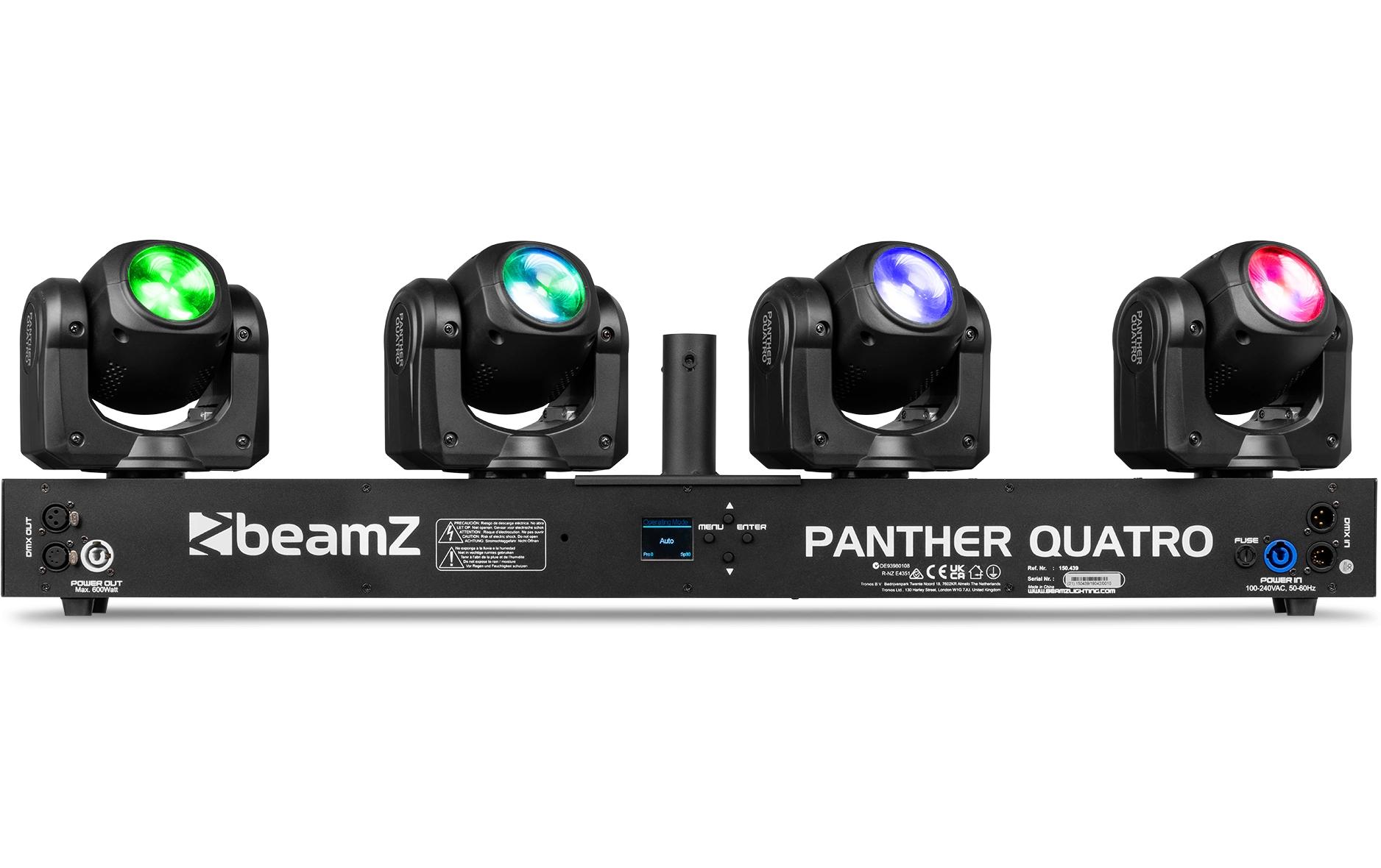 BeamZ Lichtset PANTHER Quatro Beam