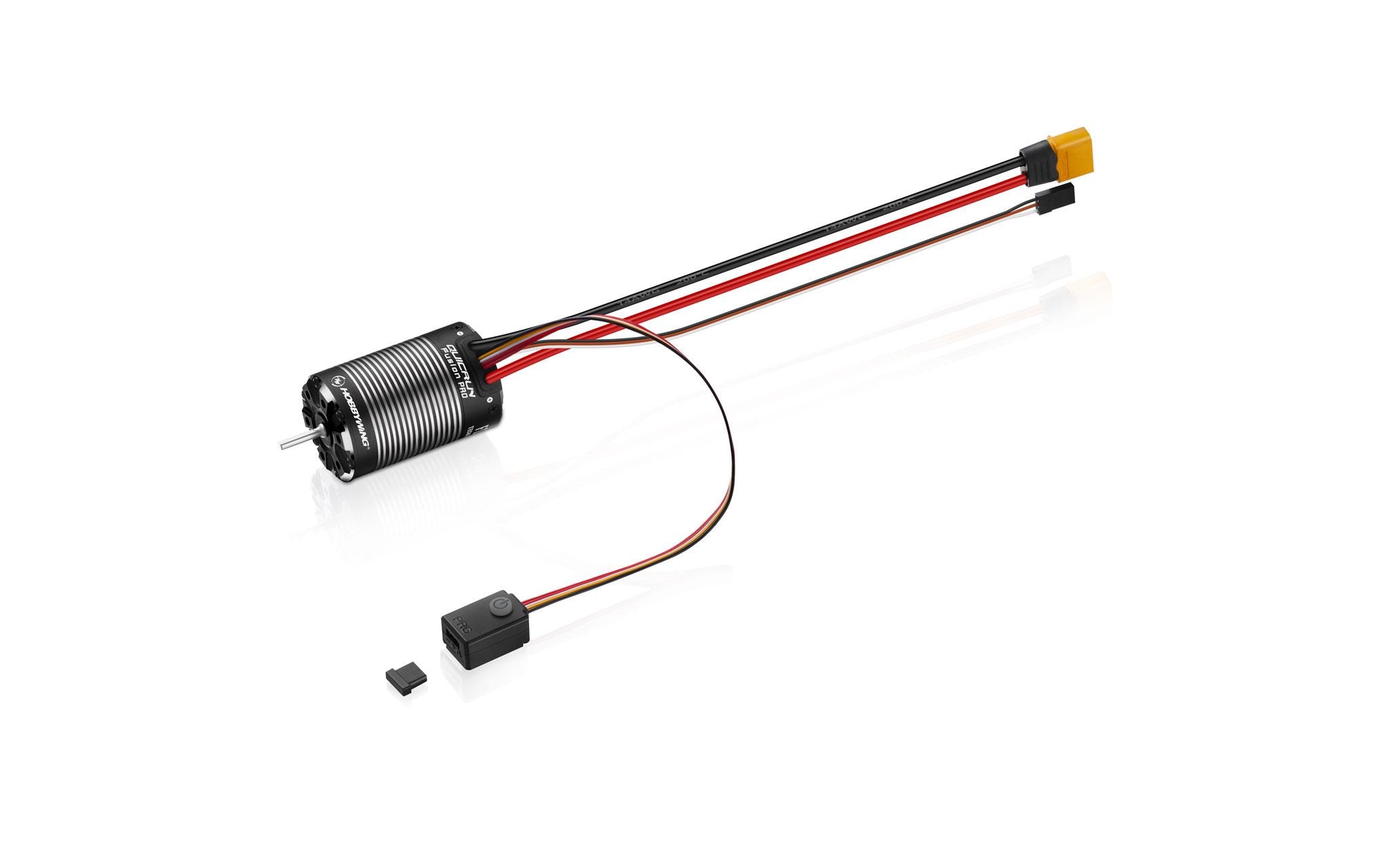 Hobbywing Antriebsset Quicrun Fusion Pro Combo, Crawler, 2300 kV, 2-3S Hobbywing Antriebsset Quicrun Fusion Pro Combo, Crawler, 2300 kV, 2-3S