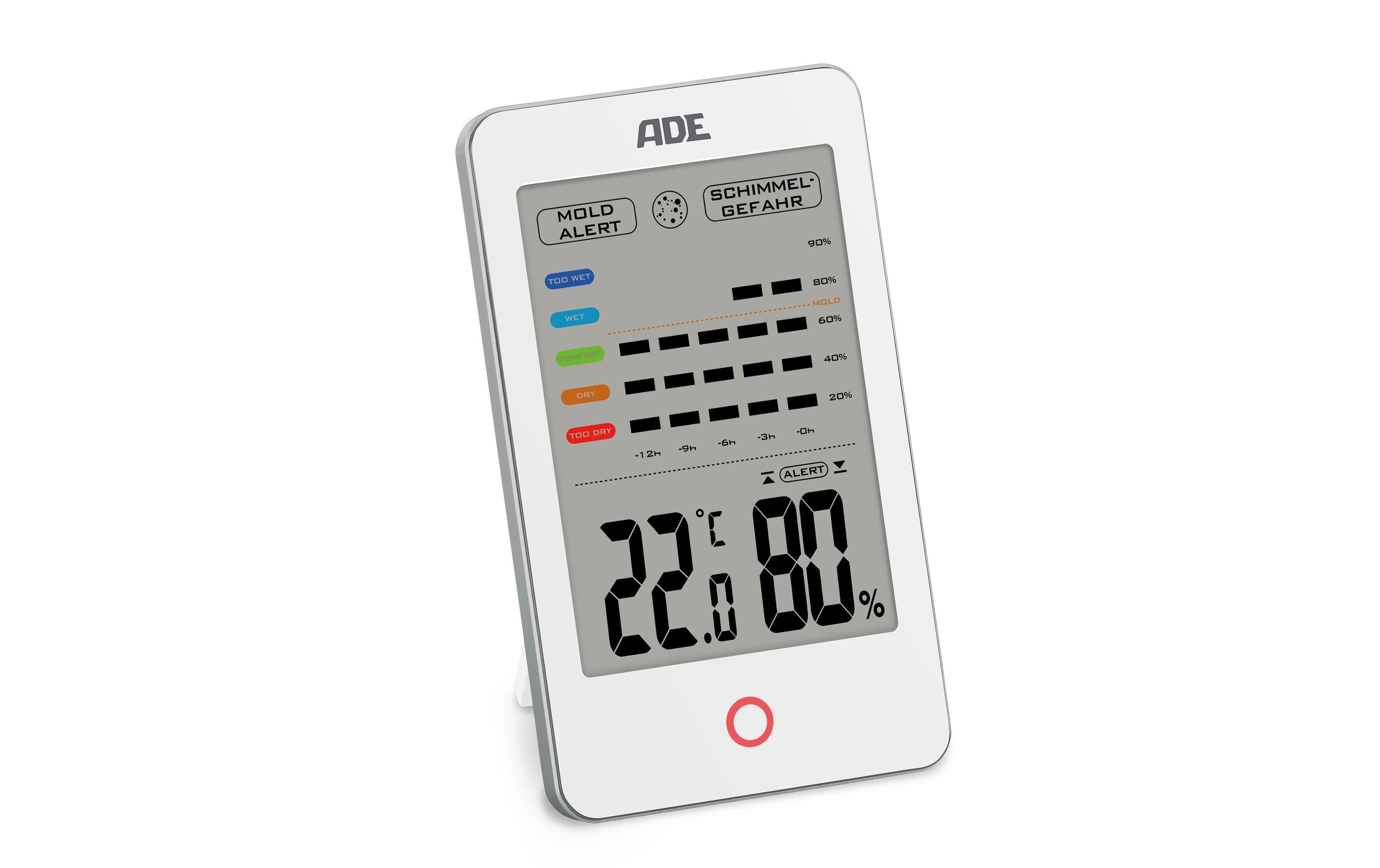 ADE Thermo-/Hygrometer digital Weiss ADE Thermo-/Hygrometer digital Weiss