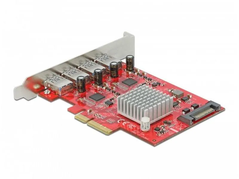Delock PCI-Express-Karte 90481 4x USB-A 3.1 Gen 2 Delock PCI-Express-Karte 90481 4x USB-A 3.1 Gen 2