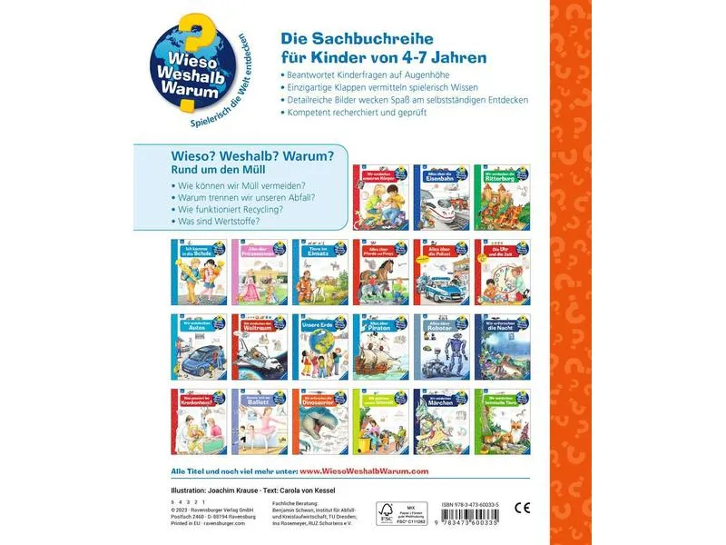 Ravensburger Kinder-Sachbuch WWW Rund um den Müll Ravensburger Kinder-Sachbuch WWW Rund um den Müll