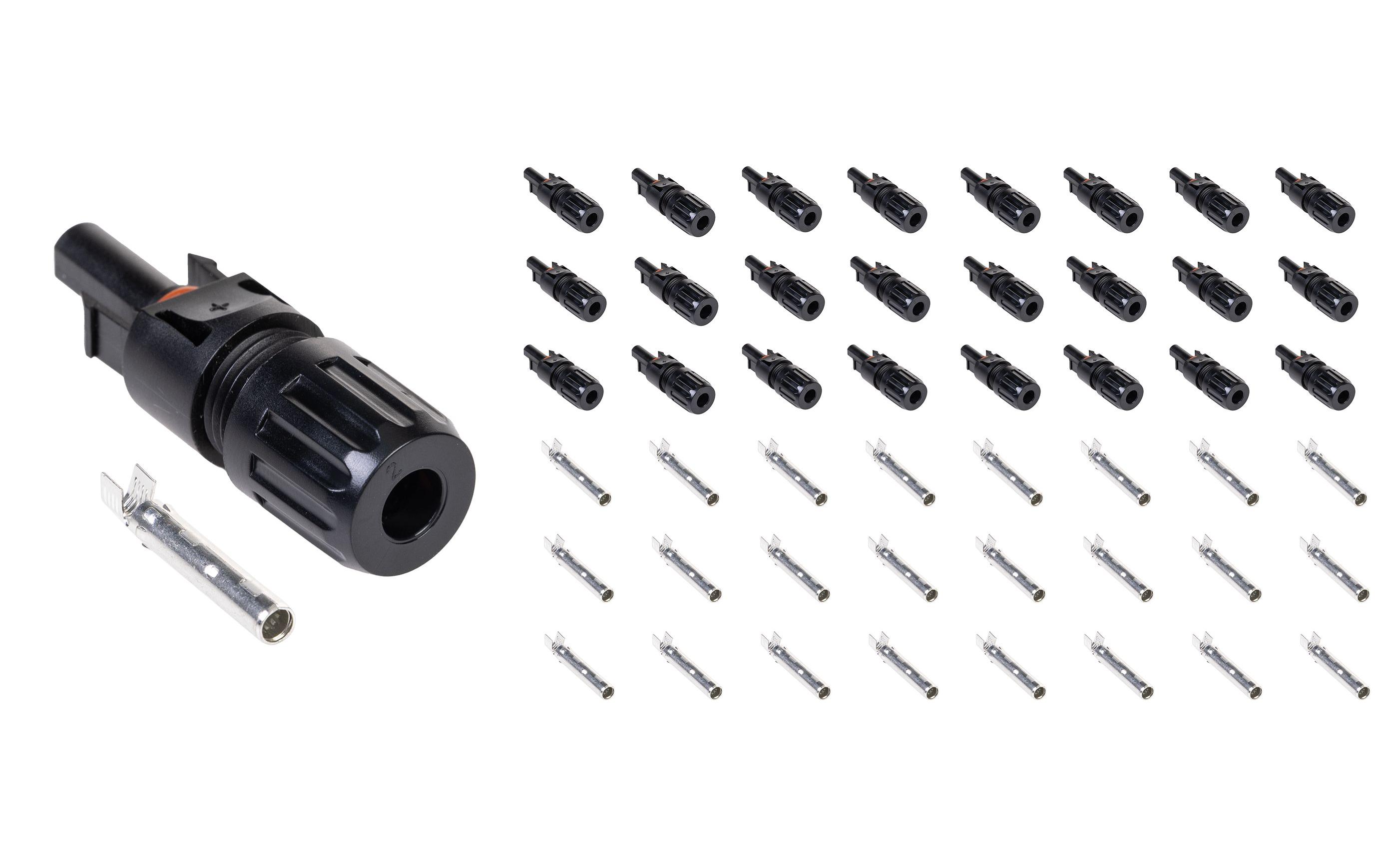 FURBER.power Solarstecker Stecker MC4 kompatibel, 1 Paar / 25 Stk FURBER.power Solarstecker Stecker MC4 kompatibel, 1 Paar / 25 Stk