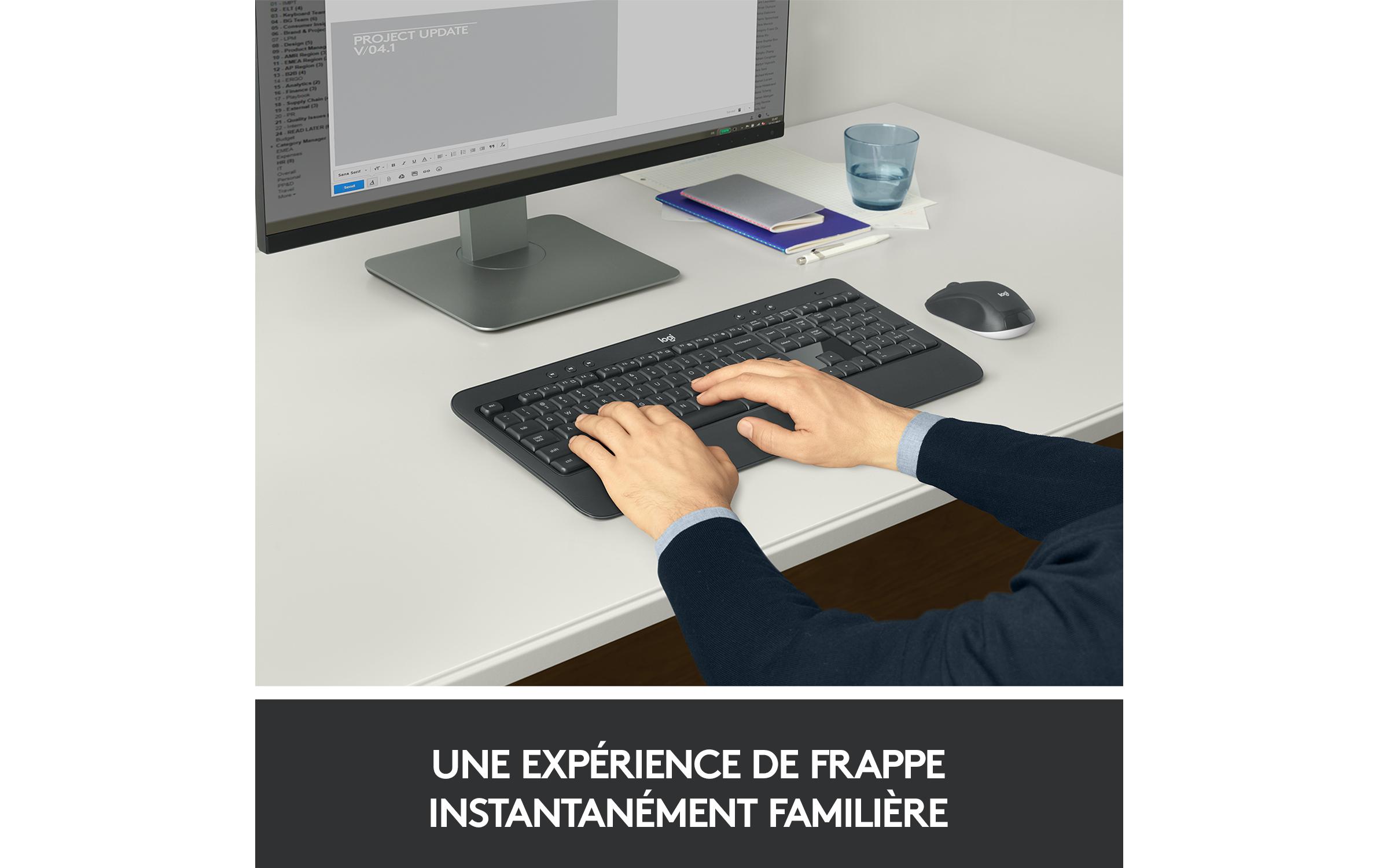 Logitech Tastatur-Maus-Set MK540 Advanced US-Layout, für Windows Logitech Tastatur-Maus-Set MK540 Advanced US-Layout, für Windows