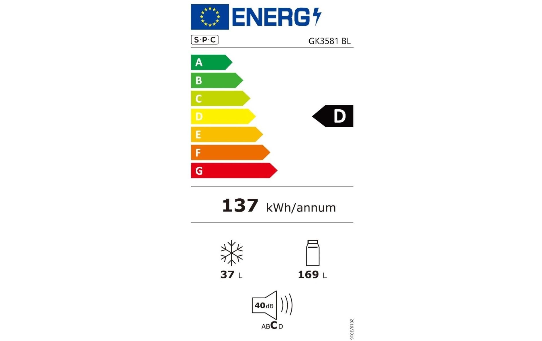 SPC Kühlschrank GK3581-3 Rechts/Wechselbar SPC Kühlschrank GK3581-3 Rechts/Wechselbar