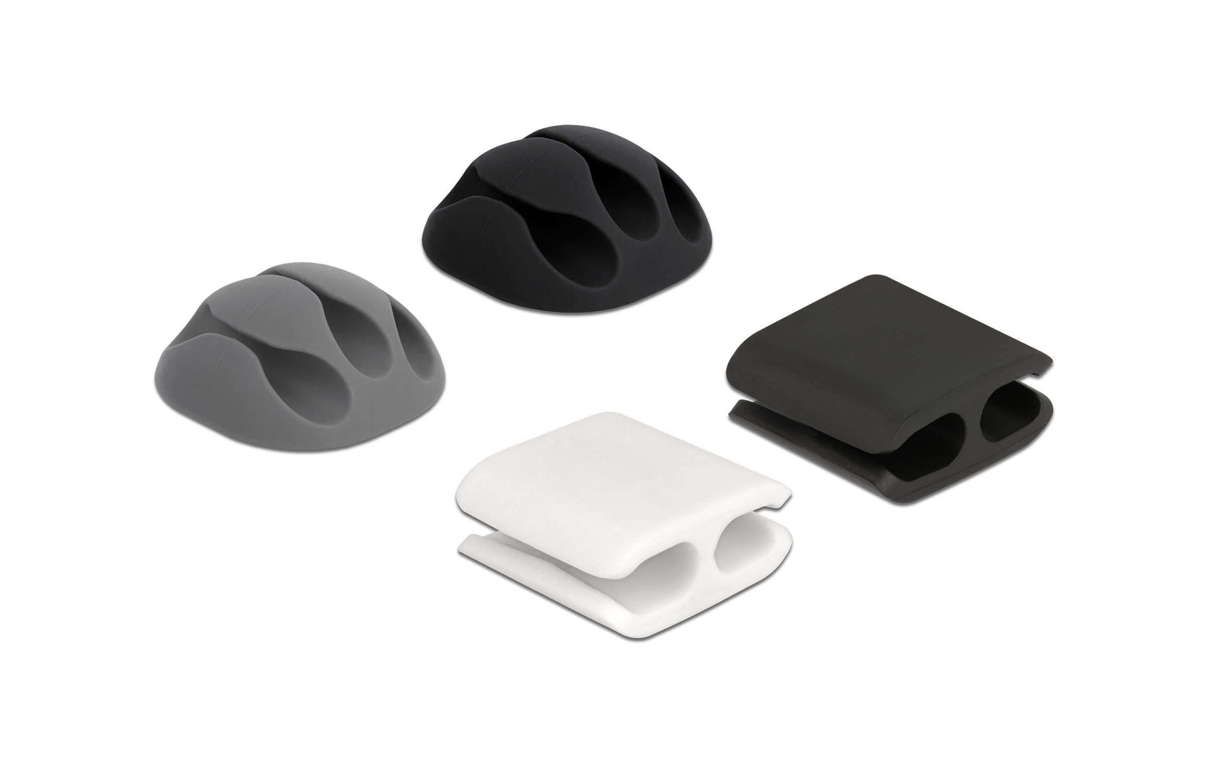 Delock Kabelhalter und Kabelclip Set 4 Stück Delock Kabelhalter und Kabelclip Set 4 Stück