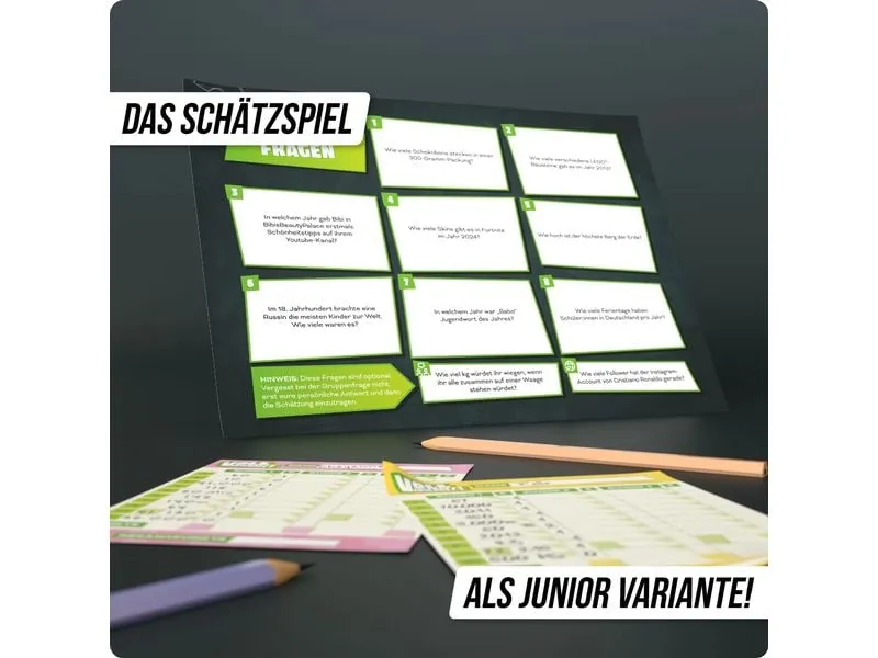 Denkriesen Kinderspiel Voll Verschätzt – A4 Block Junior Edition (D)