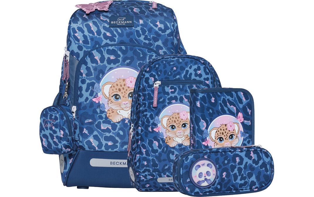 Beckmann Schulrucksack-Set Active Air FLX Cheeta, 6-teilig