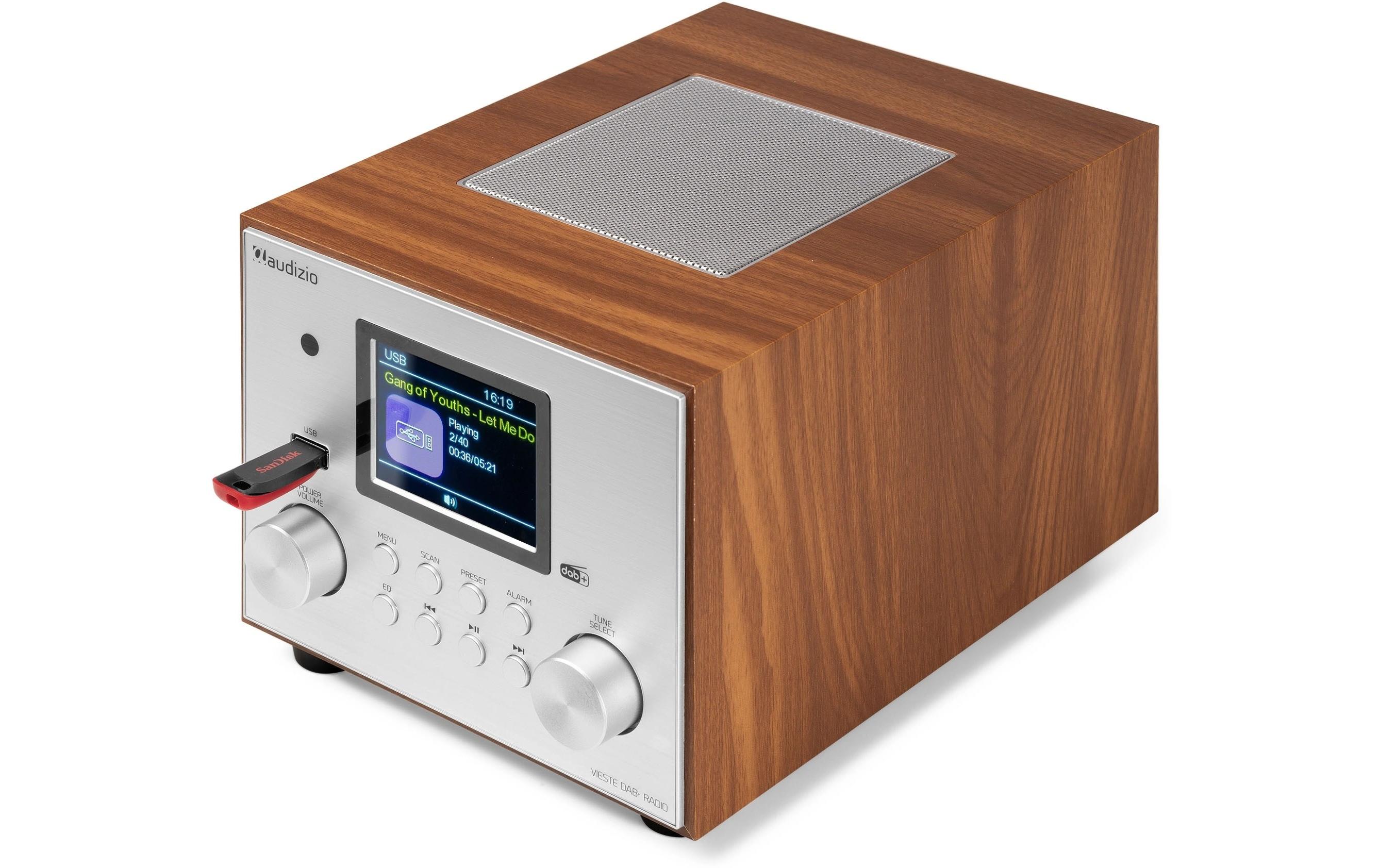 Audizio DAB+ Radio Vieste Silber