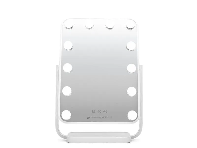 Rio Kosmetikspiegel Hollywood Glamour Weiss