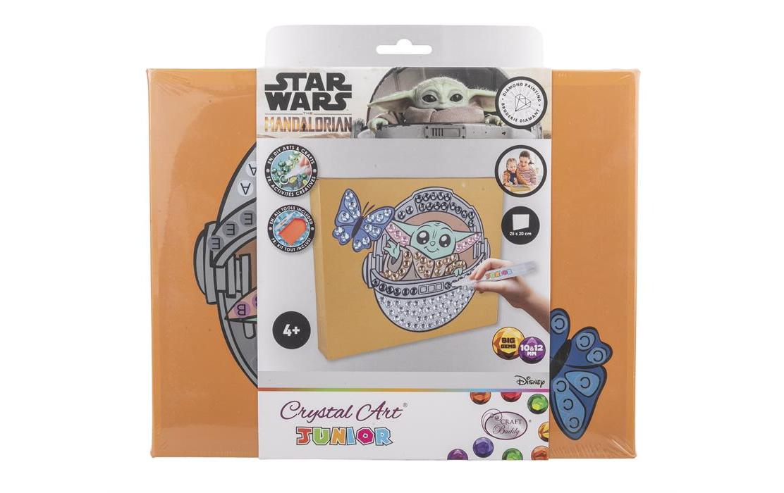 CRAFT Buddy Bastelset Grogu Crystal Art Junior