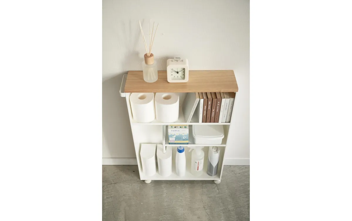 Yamazaki Badezimmerregal Tower 68 cm, Weiss Yamazaki Badezimmerregal Tower 68 cm, Weiss