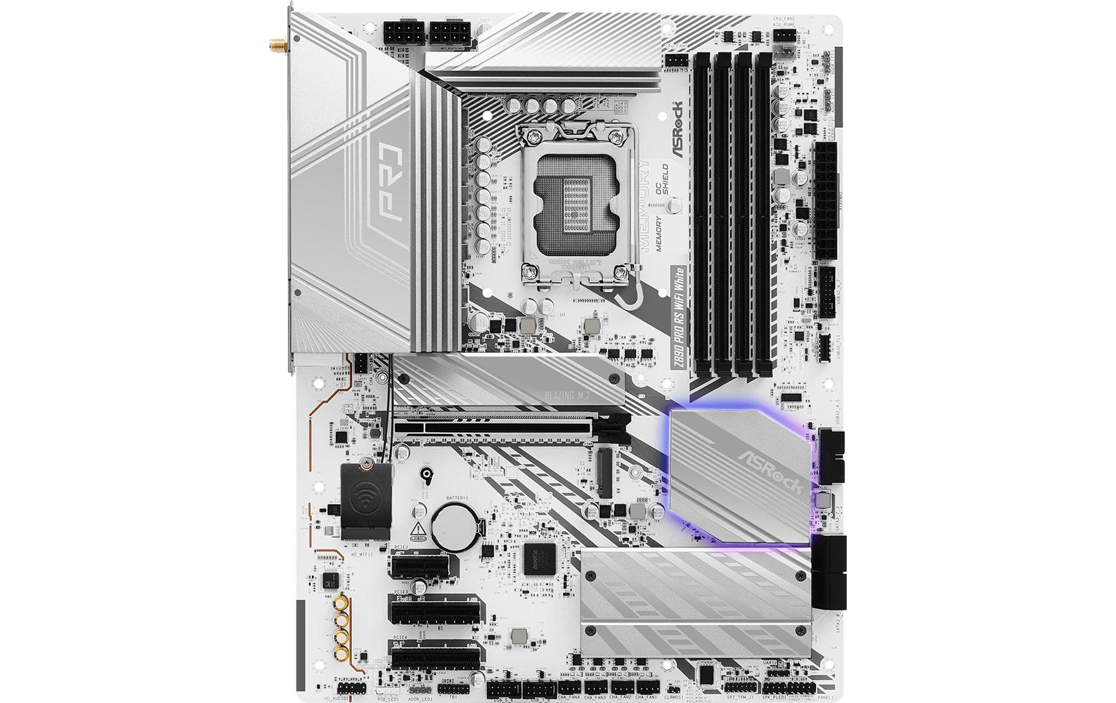ASRock Mainboard Z890 Pro RS WiFi White