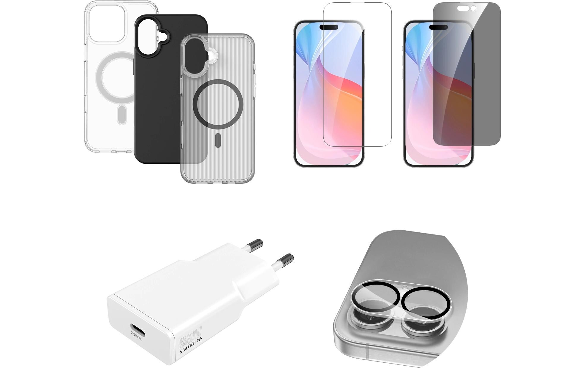 4smarts 7in1 Value Set iPhone 16 4smarts 7in1 Value Set iPhone 16