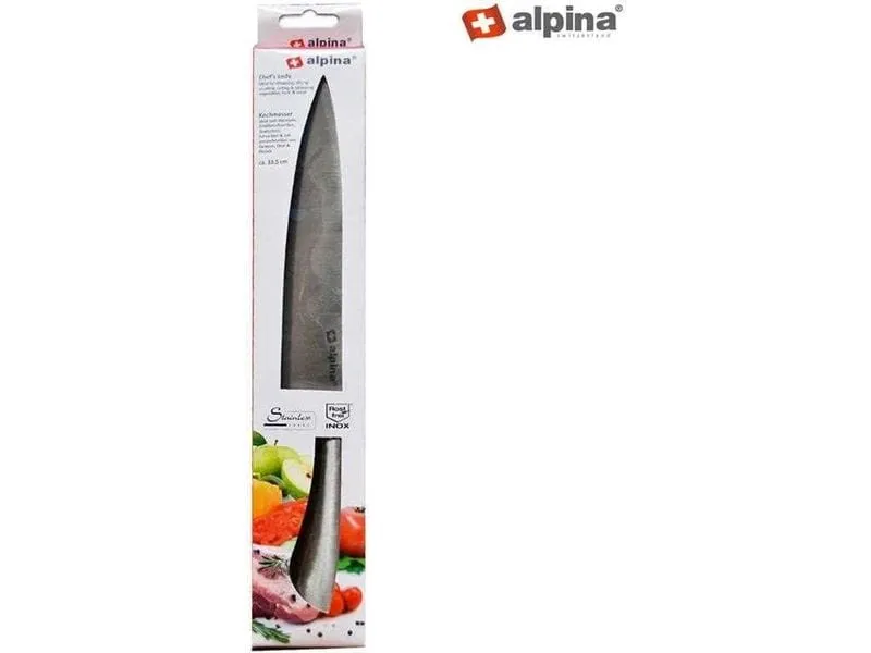 alpina Kochmesser 33.5 cm, Silber