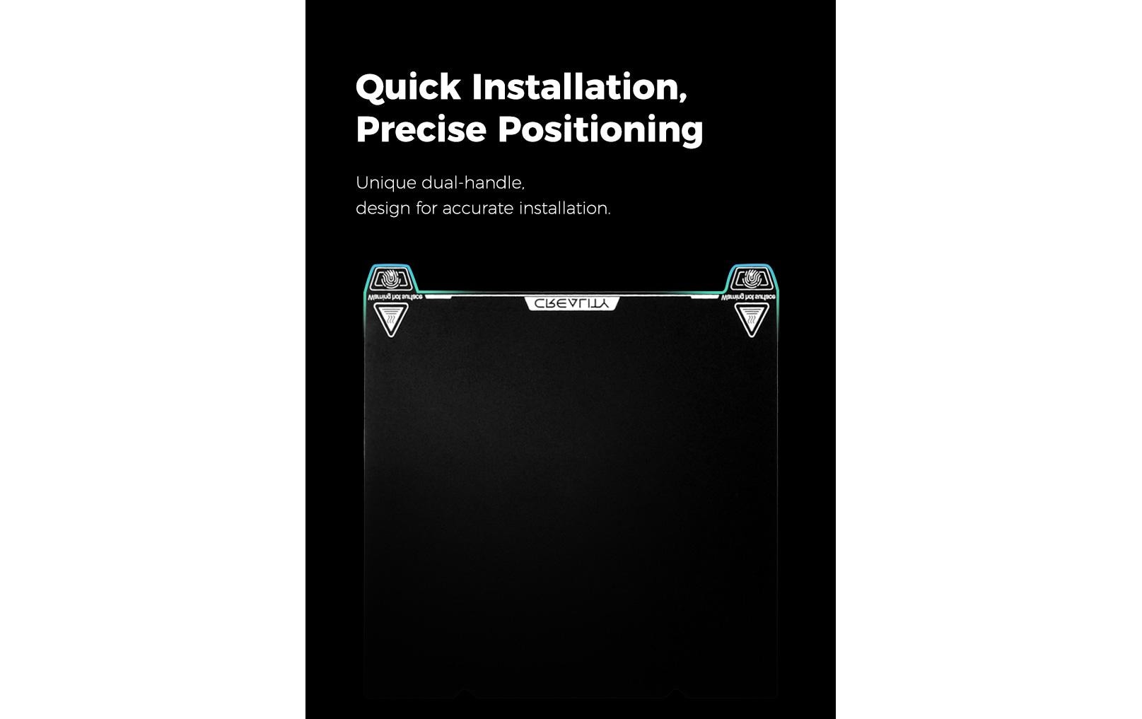 Creality K2 Plus Epoxy Resin Bauplatte