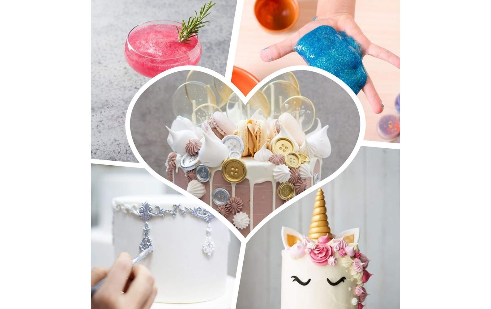 Wenburg Lebensmittelfarbe Gold, 18 ml Wenburg Lebensmittelfarbe Gold, 18 ml