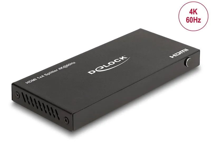 Delock 4-Port Signalsplitter HDMI-HDMI 4K/60 Hz Delock 4-Port Signalsplitter HDMI-HDMI 4K/60 Hz