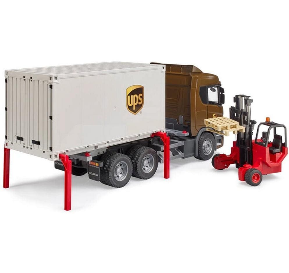Bruder Spielwaren SCANIA Super UPS Logistics Truck