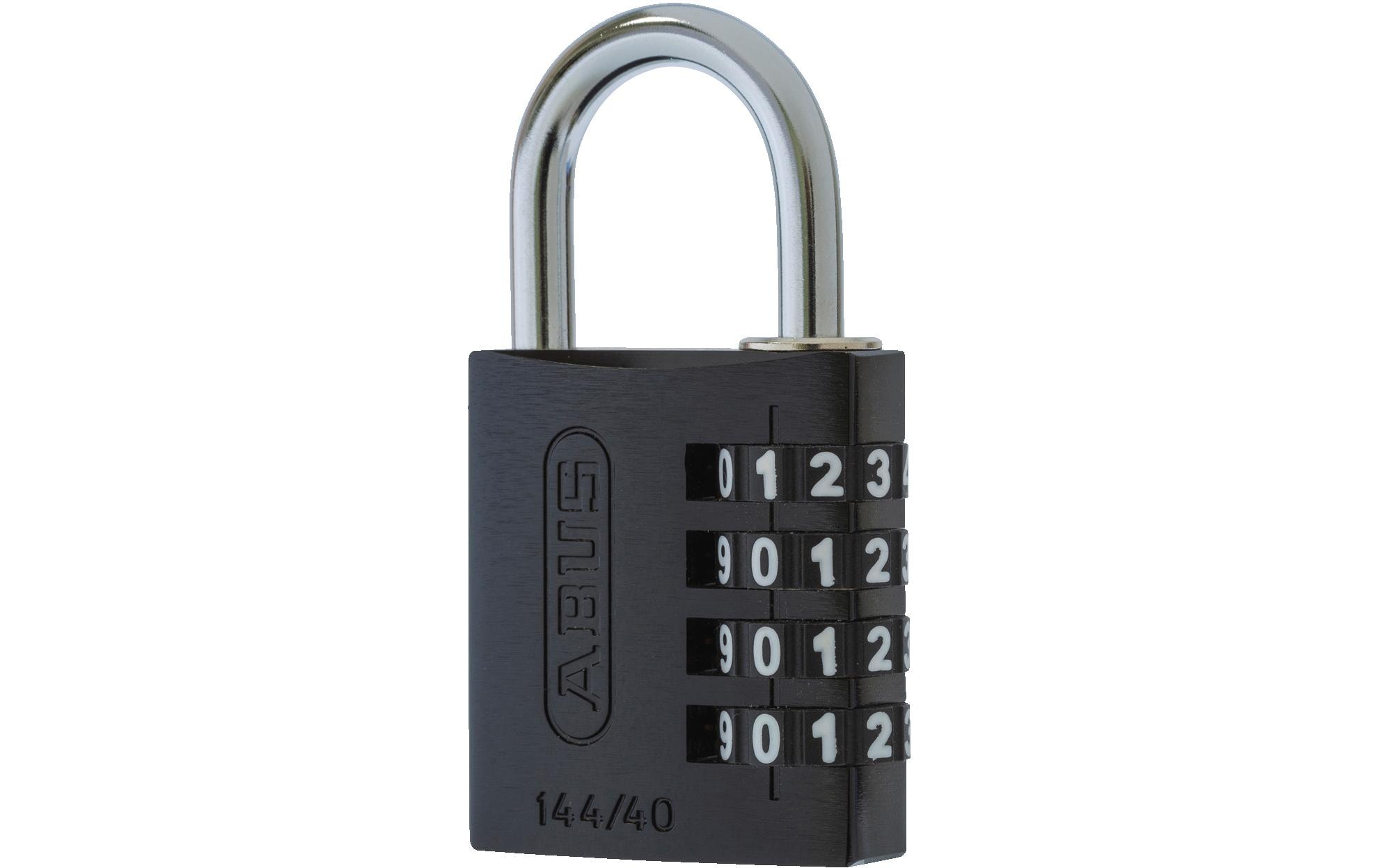 Abus Zahlenschloss 144/40 Schwarz