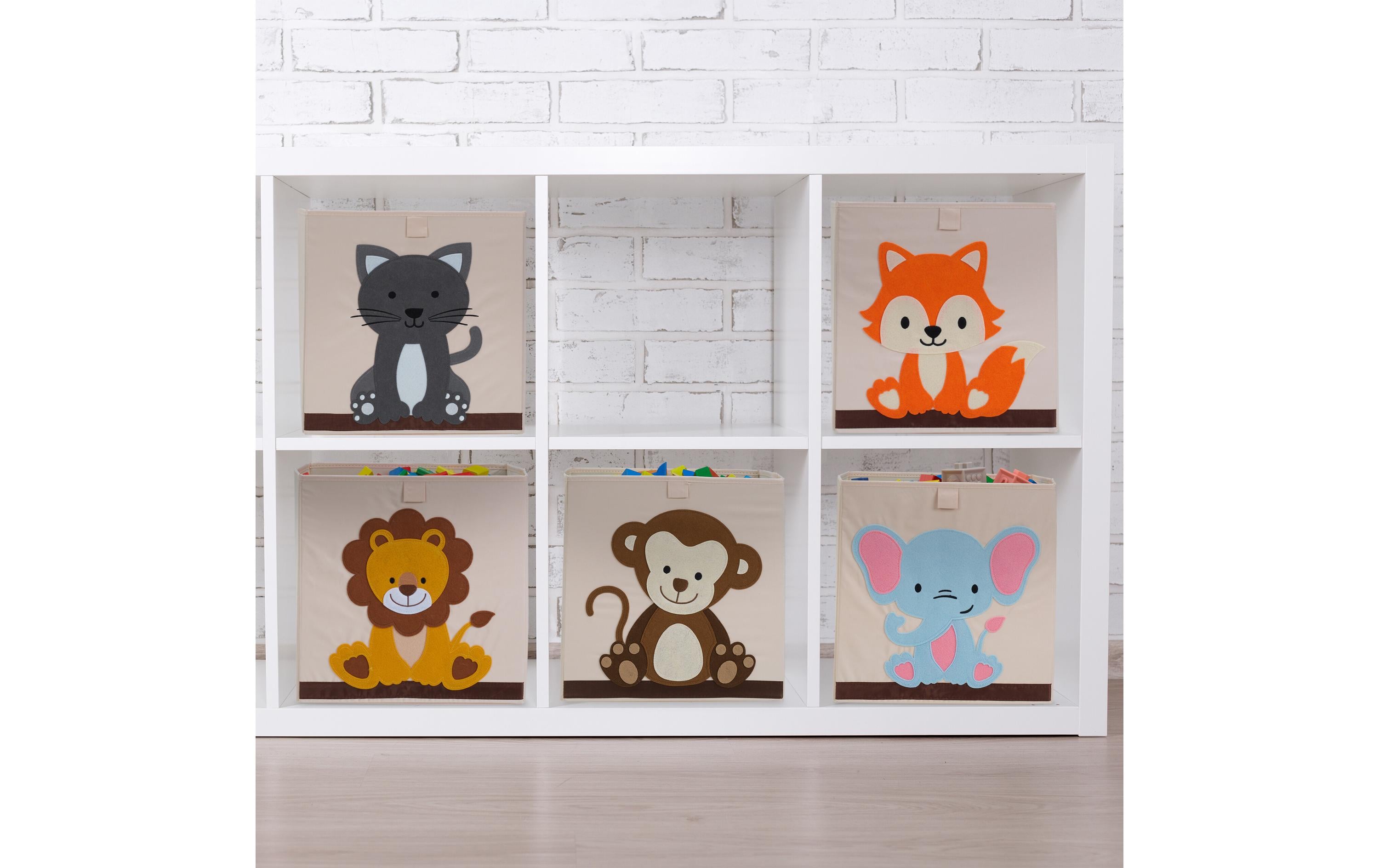 relaxdays Spielzeugbox Fuchs