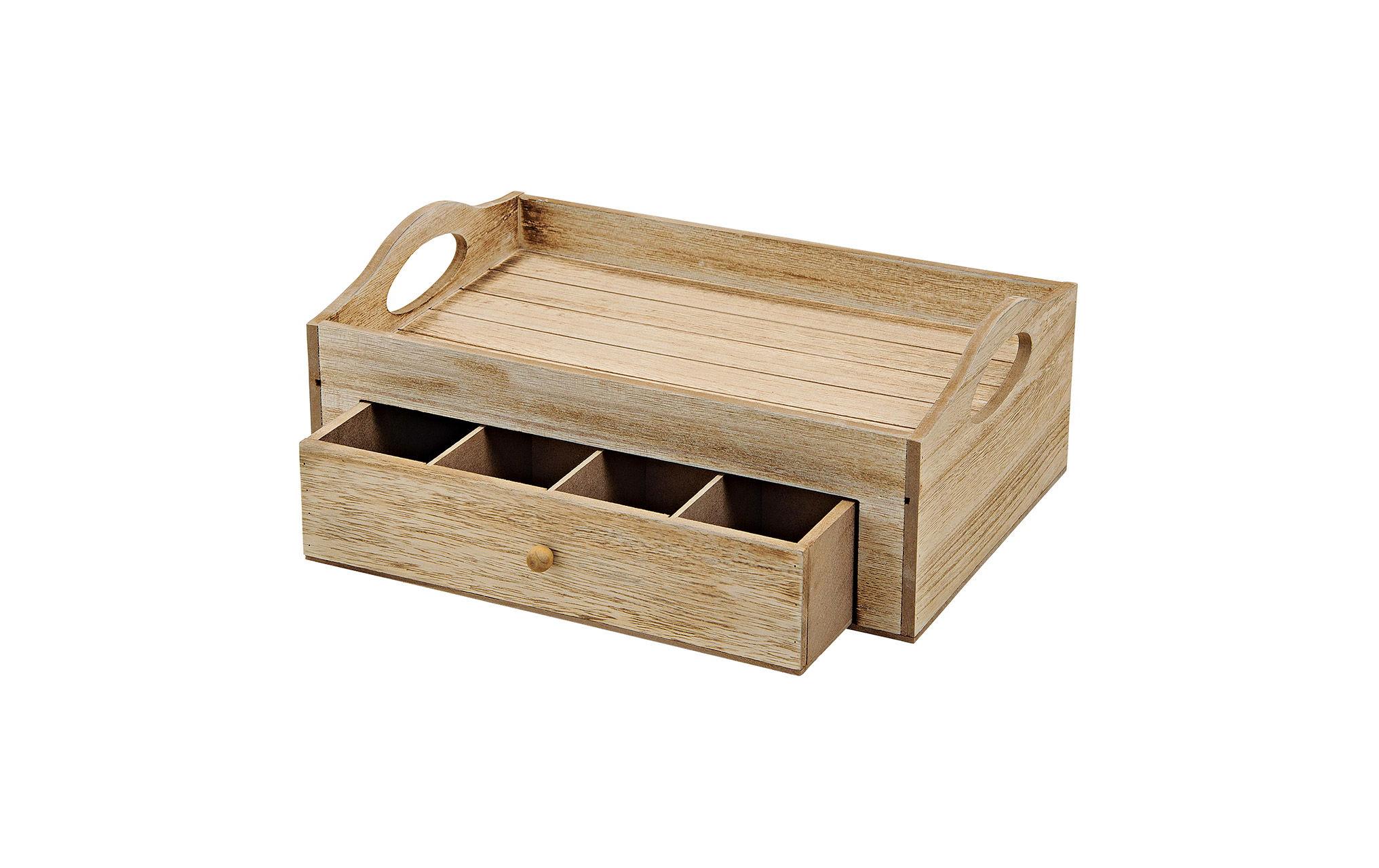 G. Wurm Teebox mit sieben Fächern 30 x 11 x 20 cm G. Wurm Teebox mit sieben Fächern 30 x 11 x 20 cm