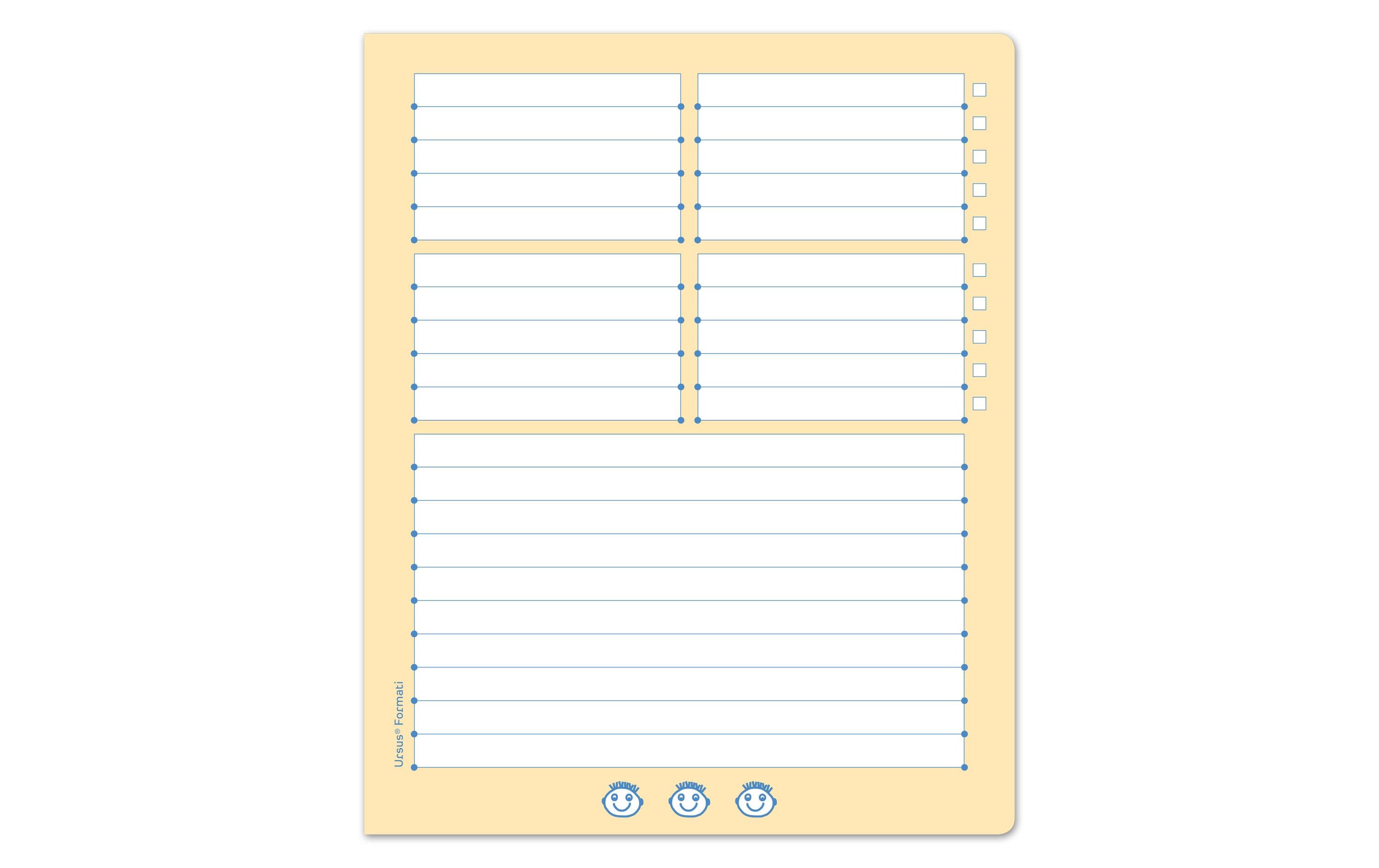 Formati V.2, 19.5 x 24 cm, Liniert, Mehrfarbig Formati V.2, 19.5 x 24 cm, Liniert, Mehrfarbig