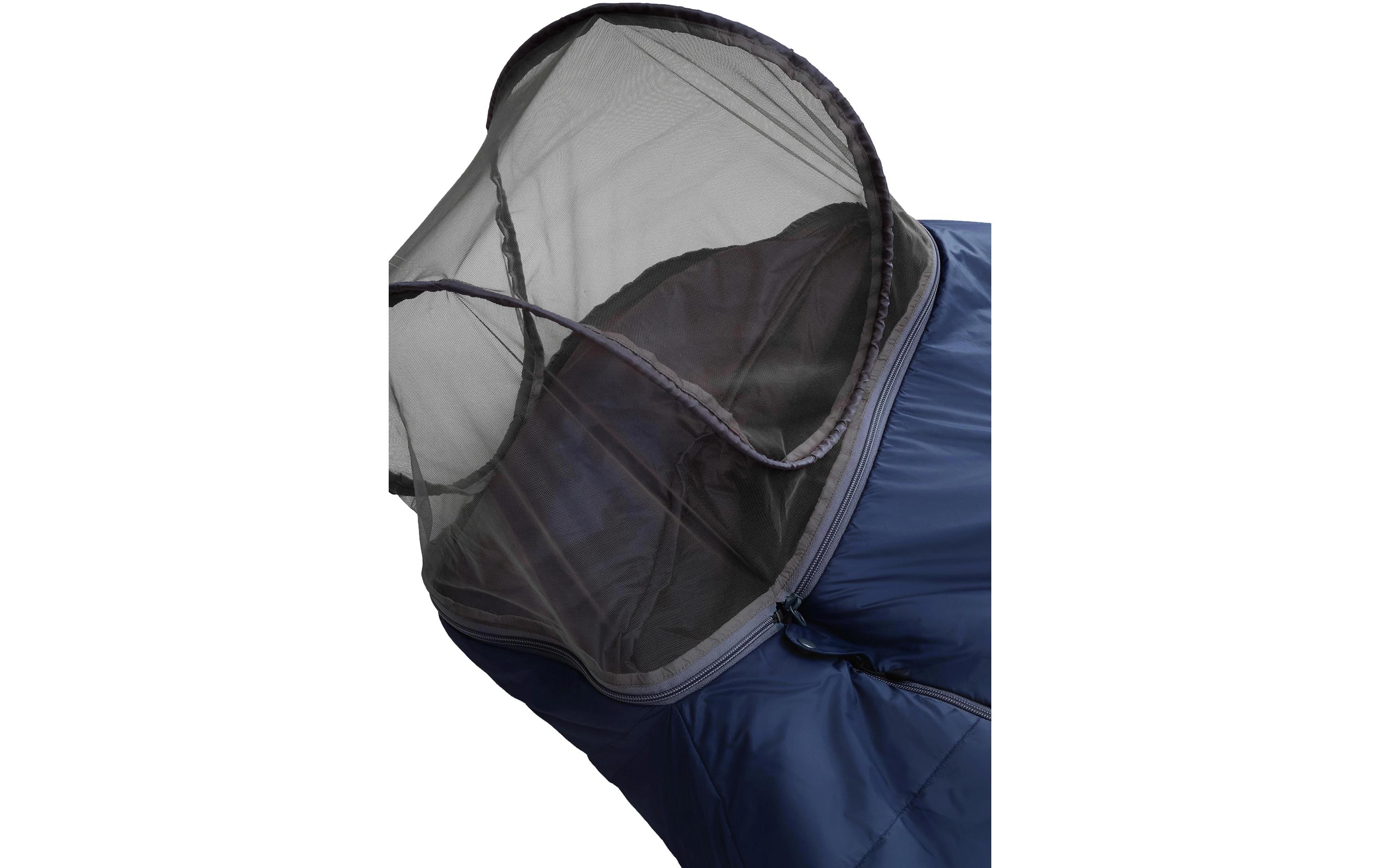 Grüezi Bag Schlafsack Biopod Wolle Zero Nylon, Night Blue