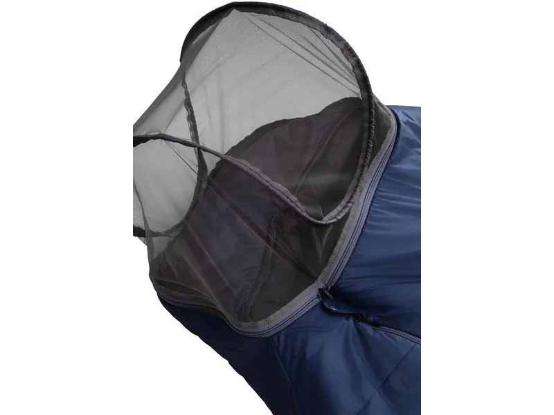 Grüezi Bag Schlafsack Biopod Wolle Zero Nylon, Night Blue