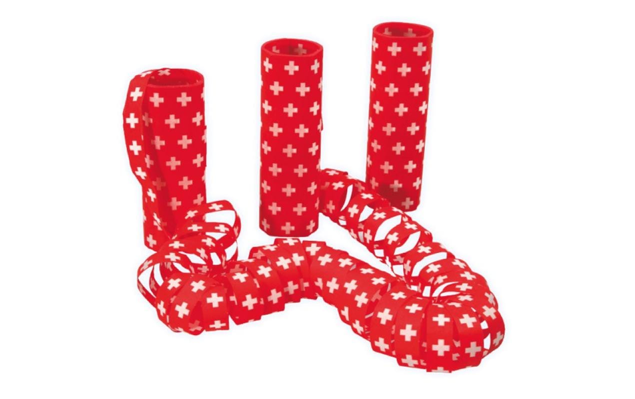 Haushaltsware Luftschlangen CH 1. August