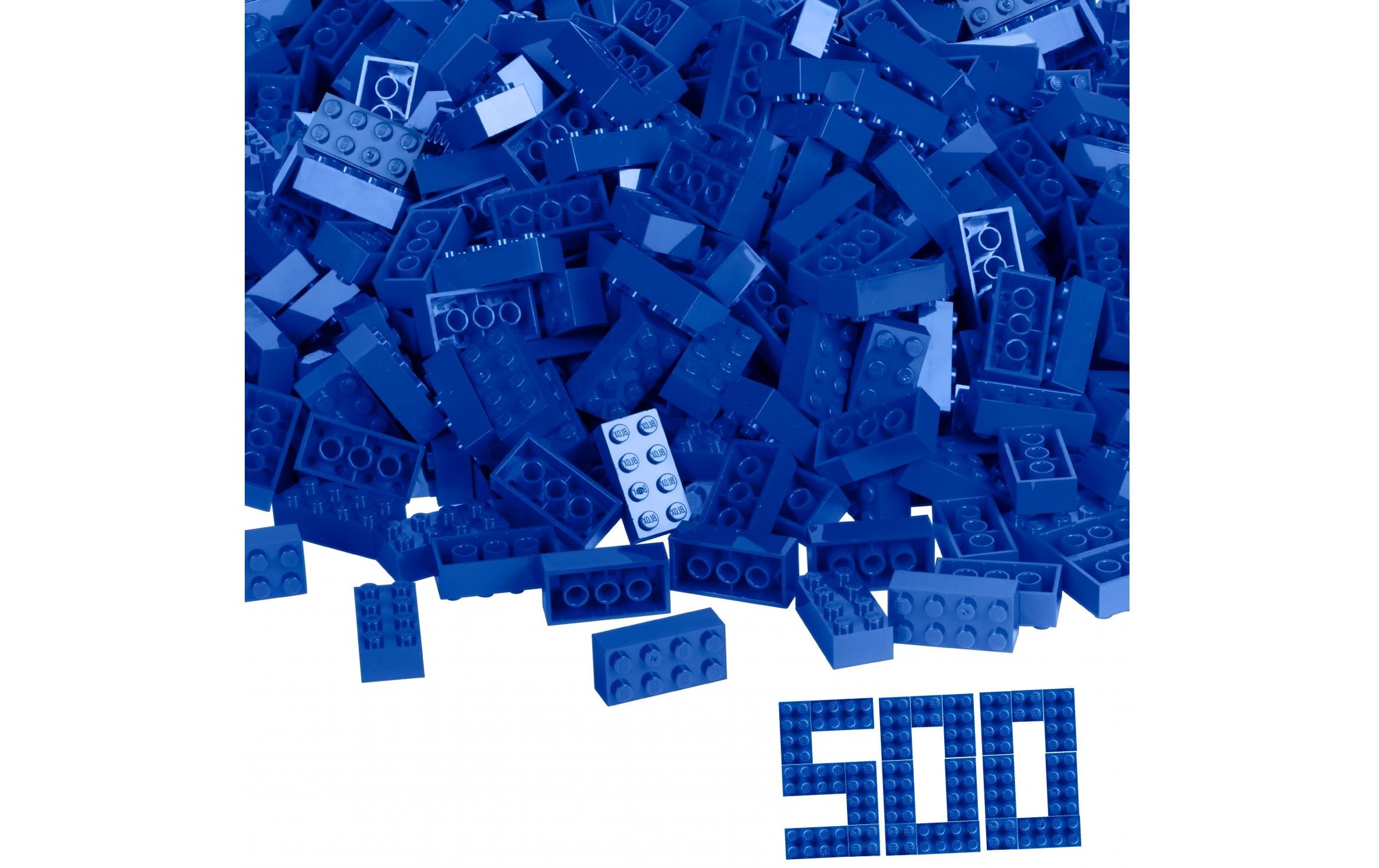 BLOX Bausteine 500 blaue 8er Steine lose