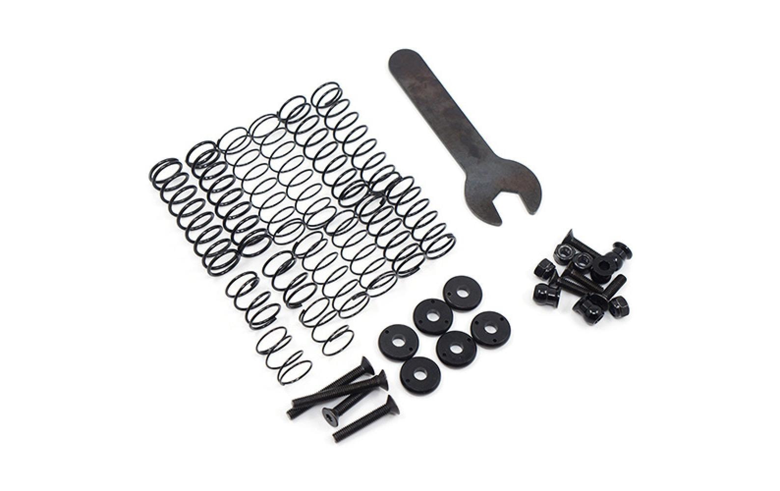 Yeah Racing Stossdämpfer Desert Lizard Two Stage Schwarz, 90 mm Yeah Racing Stossdämpfer Desert Lizard Two Stage Schwarz, 90 mm