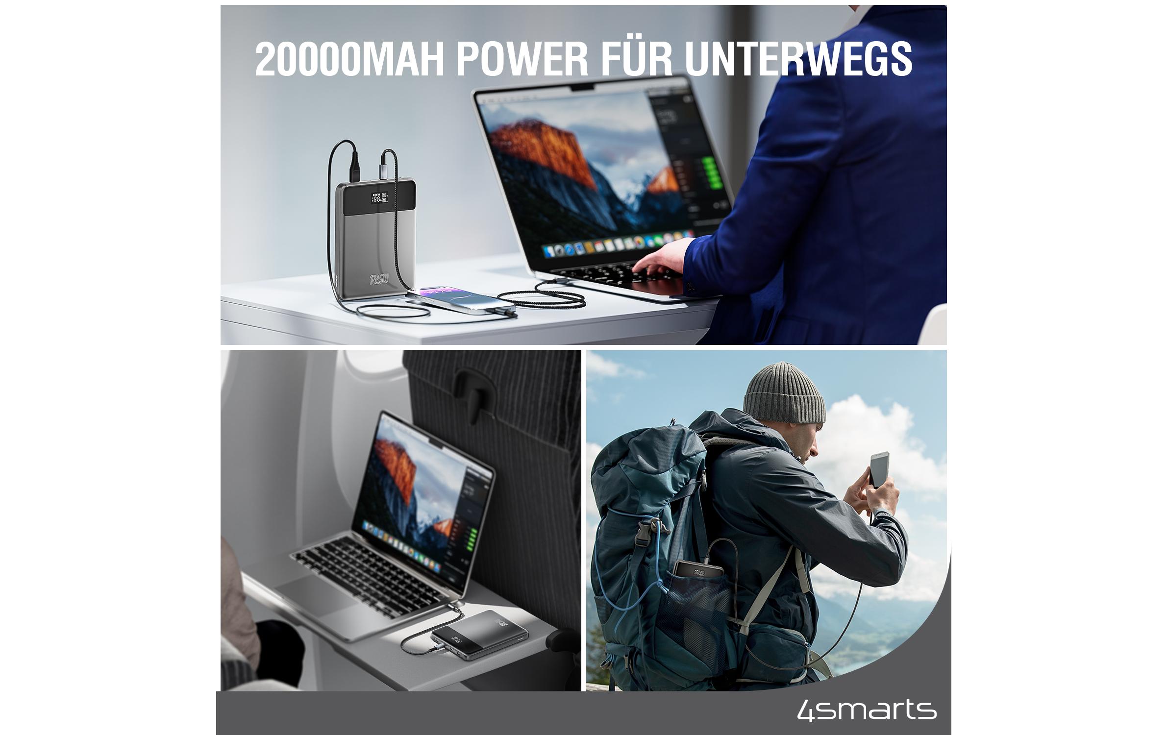 4smarts Powerbank Slim 20000 mAh