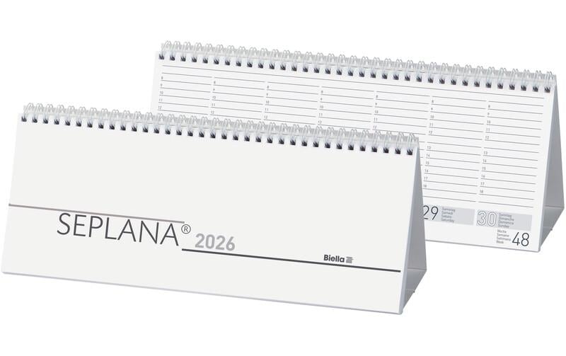 Biella Pultkalender Seplana Steller Weiss, 29.8 x 11.7 cm Biella Pultkalender Seplana Steller Weiss, 29.8 x 11.7 cm
