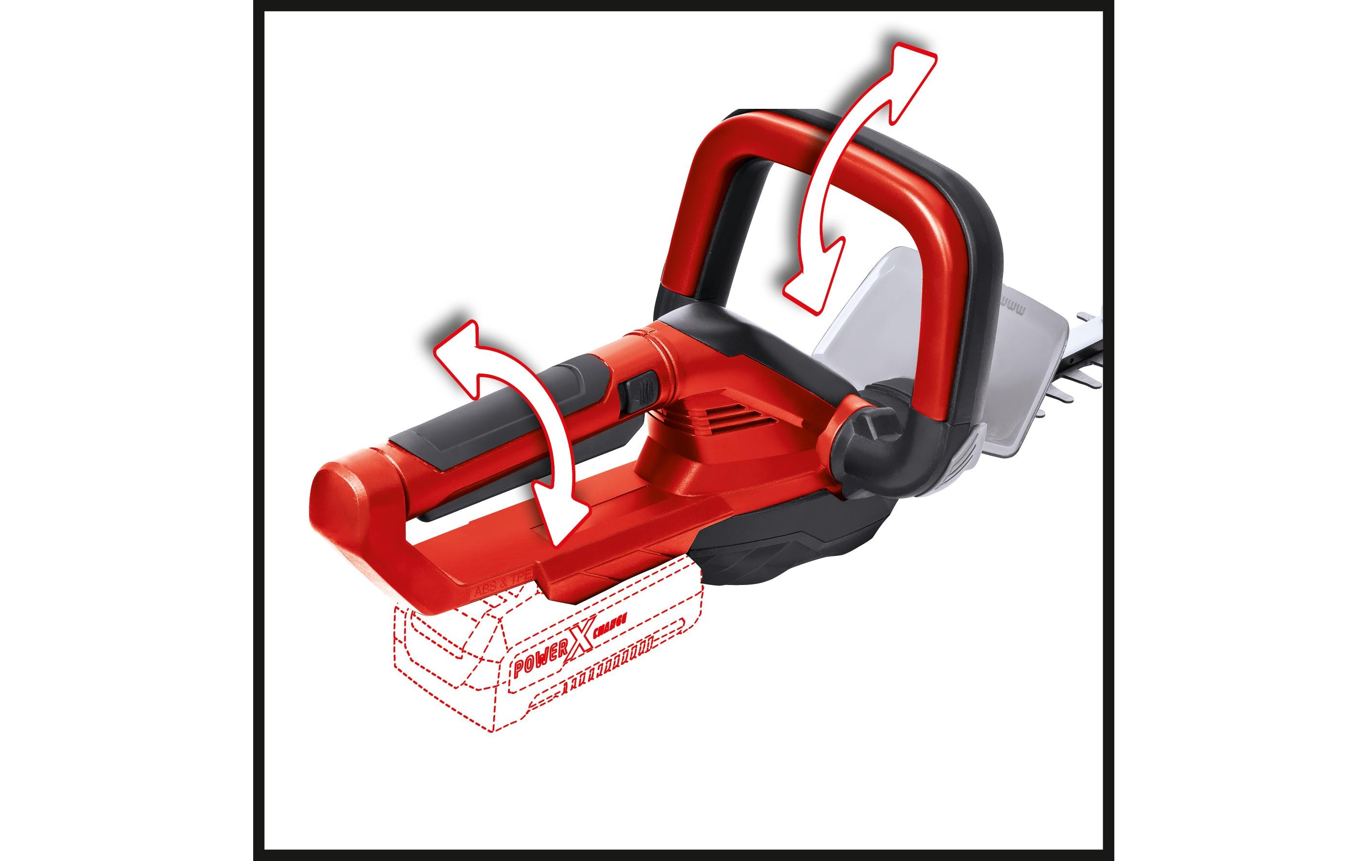 Einhell Akku-Heckenschere GE-CH 1855/1 Li – Solo