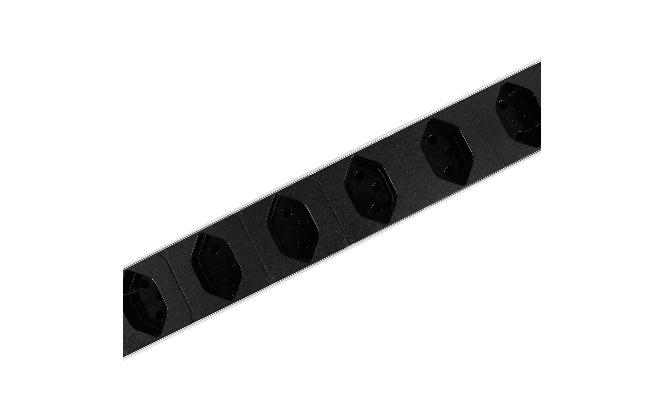 STEFFEN 19 Steckdosenleiste 6x T13, Silber STEFFEN 19 Steckdosenleiste 6x T13, Silber