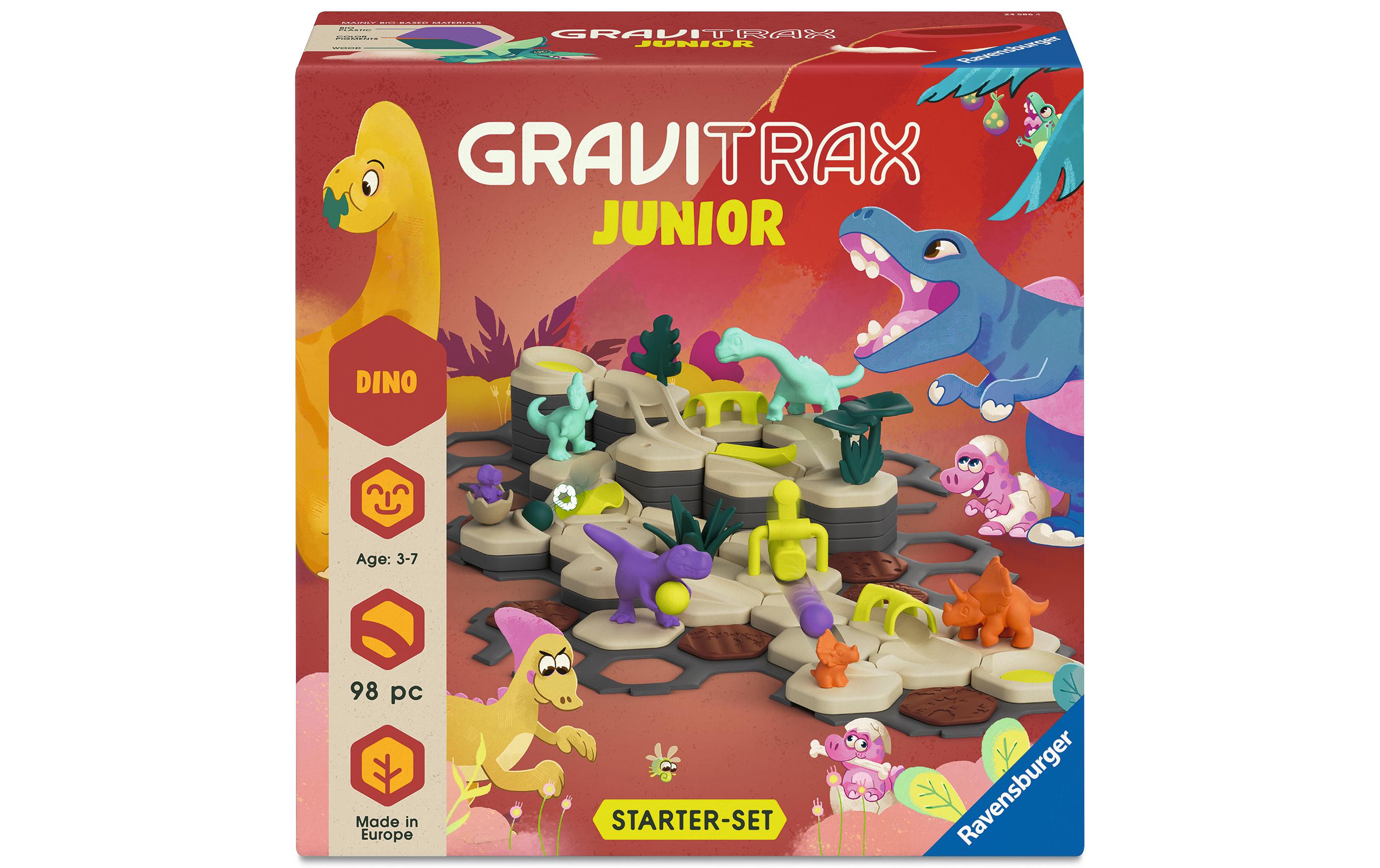 Ravensburger Kugelbahn GraviTrax Junior Starter-Set L Dino