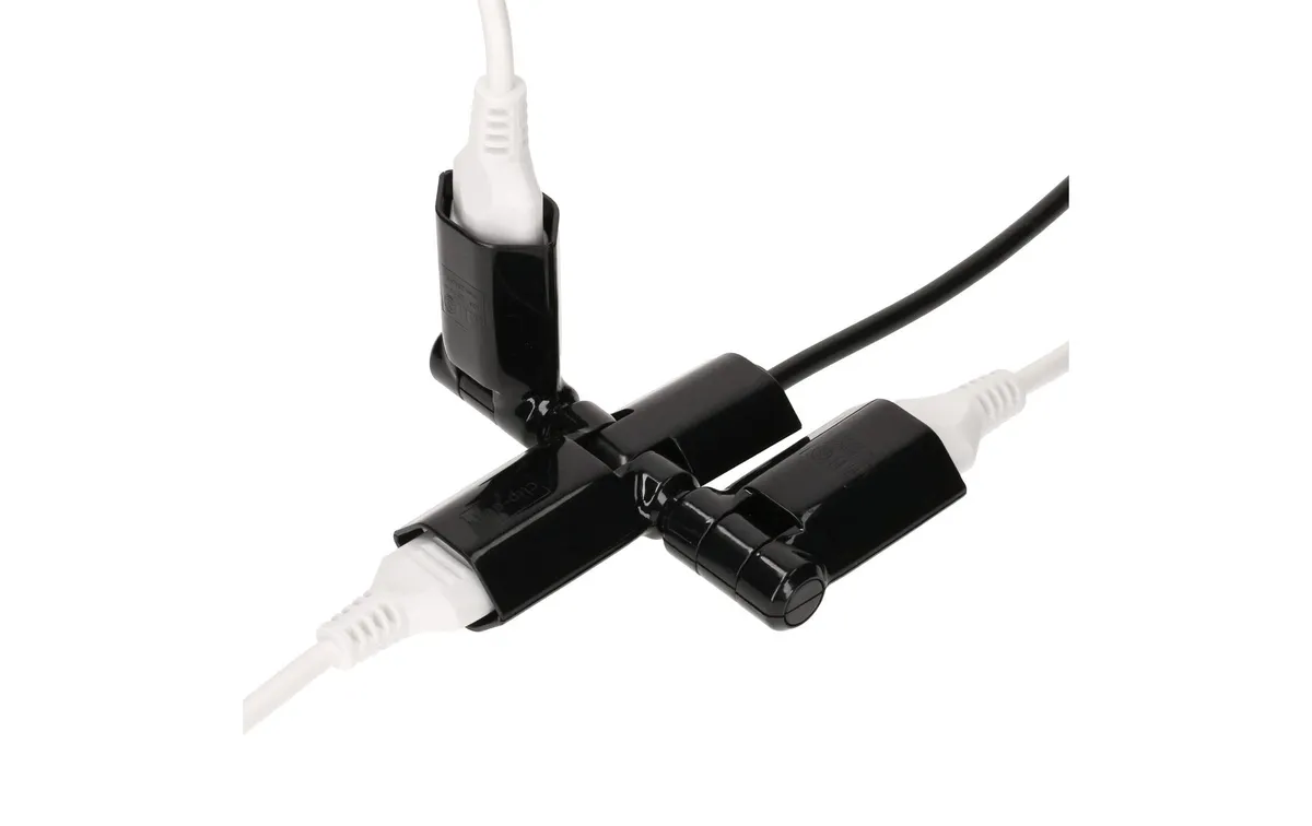 Max Hauri Steckdosenleiste Clip-Clap Line 3x T13, Schwarz Max Hauri Steckdosenleiste Clip-Clap Line 3x T13, Schwarz