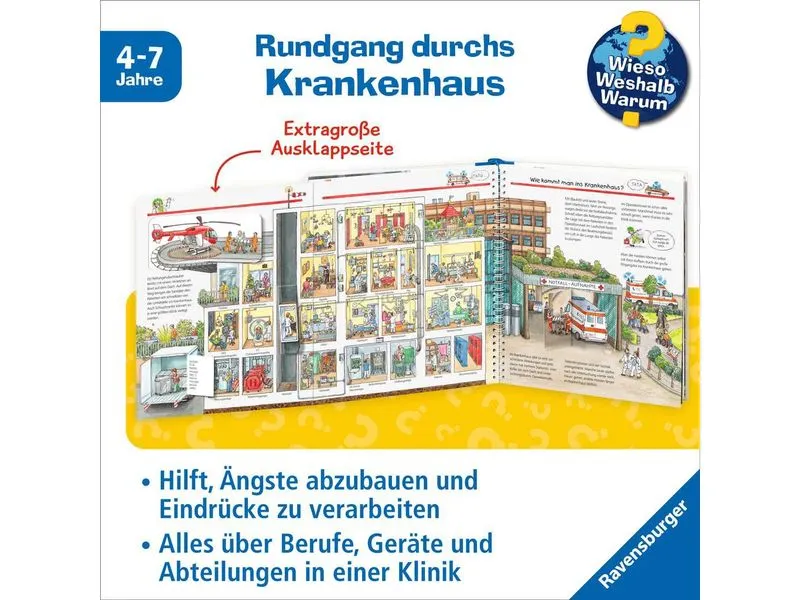 Ravensburger Kinder-Sachbuch Was passiert im Krankenhaus?
