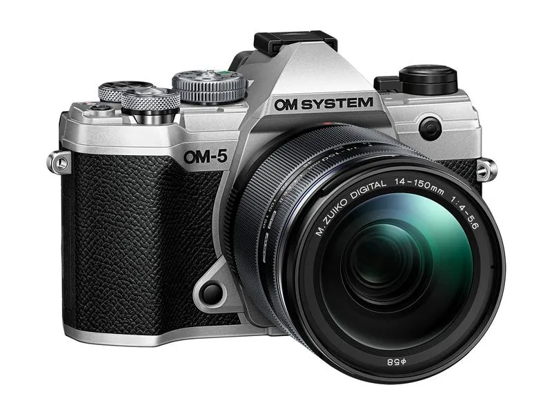 OM-System Fotokamera OM-5 M.Zuiko ED 14-150 mm F/4-5.6 II Silber OM-System Fotokamera OM-5 M.Zuiko ED 14-150 mm F/4-5.6 II Silber