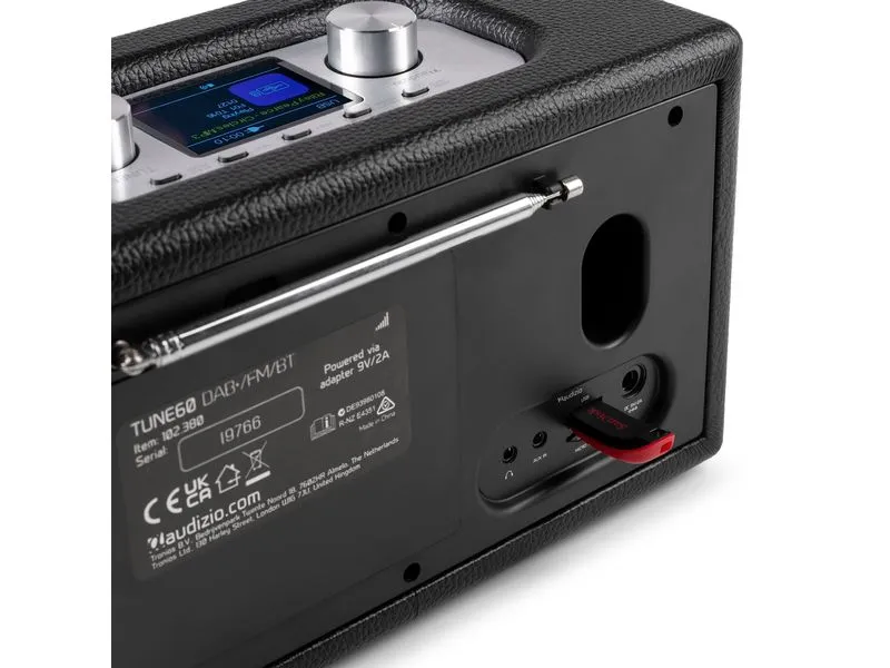 Audizio DAB+ Radio Tune60 Schwarz
